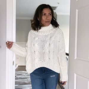 Chunky knit sweater